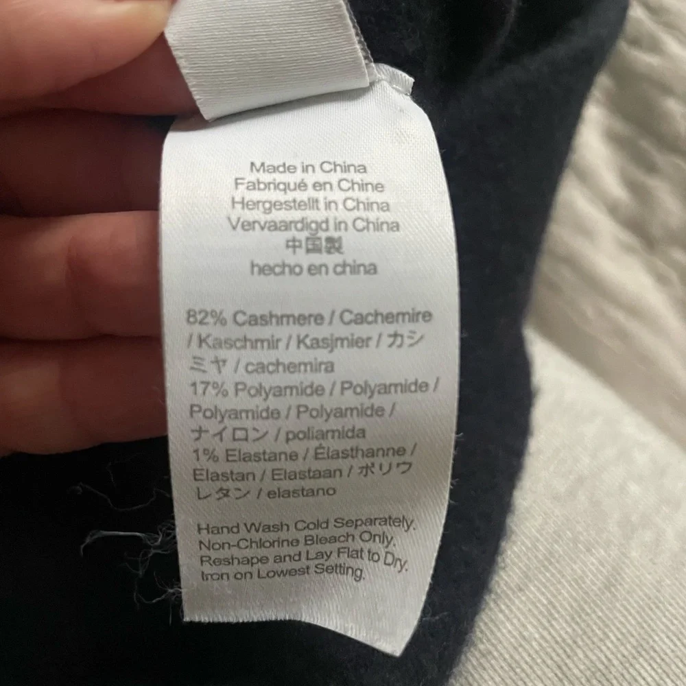 J.Crew featherweight cashmere cropped wide leg elastic waistband pants lounge